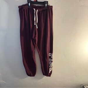 PINK Victoria's Secret women’s Jogger Pants - Maroon size Small